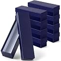 Teling 8 Pcs 2x2 Coin Storage Collectors Box, 9 x 2 x 2 Inches, Blue