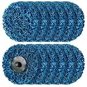 Tellegloww 10Pack 3inch Strip Discs Quick Change Easy Sanding Discs, Blue
