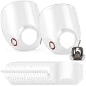 Tellegloww 22 Pcs Full Face Respirator Lens Kit, 2 Lens &20 Peel-off Covers