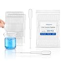 Tellegloww 250 Pcs 1.5ml Transfer Pipettes, Fine Tip LDPE Liquid Dropper