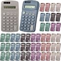 Tellegloww 36 Pcs Pocket Size Solar Calculators Bulk for Classroom
