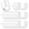 Tellegloww 51 Pcs Full Face Respirator Lens Kit, 1 Lens &50 Peel-off Covers