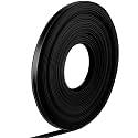 Tellegloww Black Magnetic Tape Roll Thin Strips, 1/4 in X 20 ft, 1 Pcs