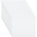 Tellingyou 25 Count White Hanging File Folders with Adhesive Tabs, Letter Size, Reinforced Hanging Folders Organizer, Standard Organizer for Filing Cabinet Home Office Desktop(11.6 x 9 Inch)