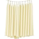 TELOSMA 24 Pack Organic Beeswax Taper Candles, 12 Inch, Dripless, Off White