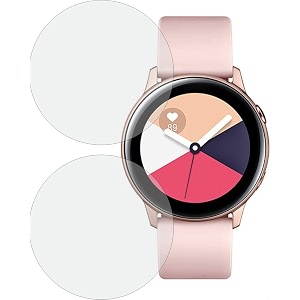 screen protector compatible with samsung galaxy watch active 2 44 mm smartwatch full hydrogel tpu screen guard not a tempered glass pack of 2