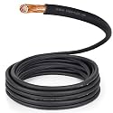 TEMCo 4/0 Gauge AWG 40 Ft Black Flexible Pure Copper Made in USA Welding Cable Battery Wire - Heavy Duty Solar, Inverter, Car, RV, Truck