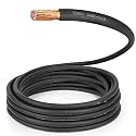 TEMCo 2/0 Gauge AWG 40 Ft Black Flexible Pure Copper Made in USA Welding Cable Battery Wire - Heavy Duty Solar, Inverter, Car, RV, Truck