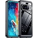 Temdan Designed for Google Pixel 11 Pro XL Case Waterproof, Built-in Screen &amp; Camera Protector IP68 Underwater Full Body Military Dropproof Shockproof Protective Case for 11 Pro XL 6.8 Inch,Teal/Clear