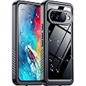 Temdan Designed for Google Pixel 11 Pro XL Case Waterproof, Built-in Screen &amp; Camera Protector IP68 Underwater Full Body Military Dropproof Shockproof Case for Pixel 11 Pro XL 6.8 Inch, Black