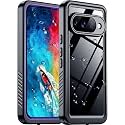 Temdan Designed for Google Pixel 11 Pro XL Case Waterproof, Built-in Screen &amp; Camera Protector IP68 Underwater Full Body Military Dropproof Shockproof Protective Case for Pixel 11 Pro XL 6.8" Purple