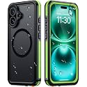 Temdan Designed for iPhone 16 Case Waterproof, Green