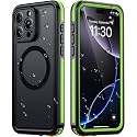 Temdan Designed for iPhone 16 Pro Max Case Waterproof, Green