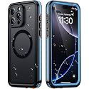 Temdan Designed for iPhone 16 Pro Max Case Waterproof, Blue
