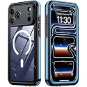 Temdan Designed for iPhone 17 Pro Case Waterproof, Blue/Clear