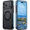 Temdan Designed for iPhone 18 Pro Case Waterproof, Blue