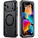 Temdan Designed for iPhone 18 Pro Max Case Waterproof, Black
