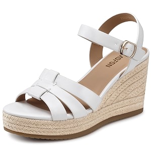 TEMOFON Wedge Sandals for Women Dressy Platform