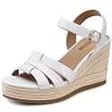 TEMOFON Wedge Sandals for Women Dressy Platform