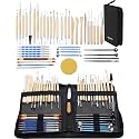 TEMONTIAN Clay Sculpting Tools for Pottery, Polymer & Air Dry Clay, 44 PCS
