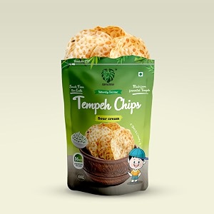 tempehchennai protein chipssour cream seasoninghigh protein 100gram- vegvegan proteindairy amp gluten freegut-friendly no maida