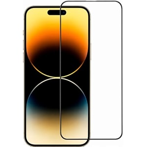 tempered glass for iphone 14 pro max 67 inch screen protector full hd quality 9h hardness full coverage hd clear bubble free screen guard anti-scratch case friendly easy installation of iphone 14 pro max tempered glass  pack of 1