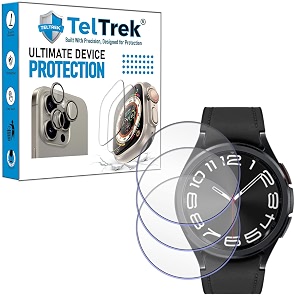 3 pack screen guard compatible with samsung galaxy watch 3 watch3 45 mm watch 8 classic watch8 classic amp watch 4 classic watch4 classic 46 mm screen protector not a tempered glass