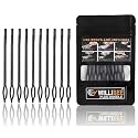 WILLIBEE Tempered Split Eye Needle – (4mm Thick, 10.5cm Long) | Replacement Needle for T Handle Tool for Tubeless Tyre Puncture Kits | Heavy-Duty, Durable &amp; Rust-Resistant (10Pcs)