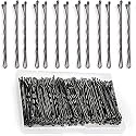Temperia Bobby Hair Pins for Women &amp; Girls (Pack of 100) (With Storage Box) (6cm Long) | Stylish Bob Hairpins for Hairstyling | Hair Styling Accessories Clips (Black)