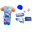 Tempest Boys Swimming Kit| Swimming Costume | Swim Suit Set| Swimwear | Swimming Dress | One-Piece Swimwear | Kids Swimsuit Boys Swimming Dress Goggles Cap Ear Plug Nose Clip with KIT Bag