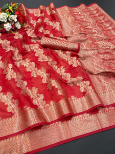 fabwomen temple border mysore art silk saree with unstitched blouse