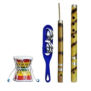 templeshop damrupremjuriflute indian musical instrument size 81213 inches multicolor