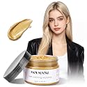 Temporary Hair Color Spray, Natural Hair Coloring Wax Material Disposable Hair Styling Clay Ash for Cosplay, Party, Masquerade, Halloween (Gold, 4.23 Ounce (Pack of 1))