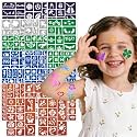 Temporary Tattoo Stencils, 270+ Colorful Stencils for Kids and Adults