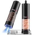 TempPro 110ML Electric Salt and Pepper Grinder Set Rechargeable