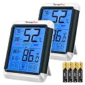 TempPro TempAir 2 Pack Digital Indoor Hygrometer Thermometer