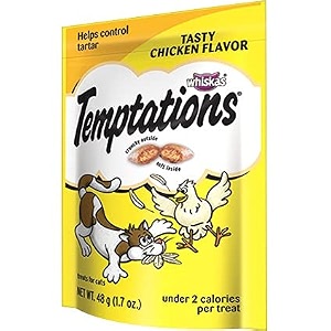 temptations cat treat pack of 4 chicken