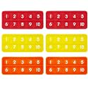 Ten-Frame Counting Toys, 10-Frame Bubble Popper Fidget Toys, Number Math Games, Montessori Educational Toy for Preschool Kindergarten Classroom Learning Activities Kids 3 4 5 Year Old