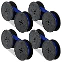 Tenare 4 Pairs Universal Typewriter Ribbon, Calculator Ribbon, Blue