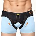 TENB Inguinal Hernia Belt for Men Support Hernias Truss for Single/Double Post-Surgical Adjustable Waist Strap with 2 Removable Compression Pads Breathable Material (Large)