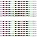 Tenceur 100 Pcs Perfect Attendance Pencils with Erasers Bulk 7.3 Inches Student Incentives Recognition Education Award Prize for Teacher School Classroom Reward Supplies