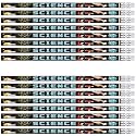 Tenceur 100 Pcs Science Pencils with Erasers Bulk 7.3 Inches Student Incentives Recognition Education Award Prize for Teacher School Classroom Reward Supplies
