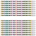 Tenceur 100 Pcs Student of The Month Pencils with Erasers Bulk 7.3 Inches Student Incentives Recognition Education Award Prize for Teacher School Classroom Reward Supplies