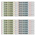 Tenceur 200 Pcs Star Student Motivational Pencils with Erasers Bulk 7.3 Inches Student Incentives Recognition Education Award Prize for Teacher School Classroom Reward Supplies