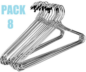 tenco Steel Coat Pack of 8 Hangers