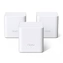 Tenda AX1500 Mesh WiFi 6 System Nova MX3 - Covers up to 3500 sq.ft - Whole Home WiFi 6 Mesh System - Gigabit Mesh Router for 80 Devices - Dual-Band Mesh Network - Replaces Wireless Router - 3-Pack