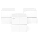 Tenda Nova MW6 Mesh WiFi System - AC1200 Whole Home WiFi Mesh Router for 3500 sq.ft Coverage - Dual-Band Gigabit Mesh Network for 90 Devices - Seamless Roaming, Easy App Setup, 3-Pack