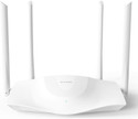 TENDA RX3 AX1800 Mbps Dual Band Gigabit Wi-Fi 6 Smart Wireless Router, OFDMA+MU-MIMO Tech, 1.8GHz Quad-Core CPU, 3 Gigabit LAN Ports, 1 Gigabit WAN Port, VPN/WPA3/IPV6 Wireless Router 5 GHz, 2.4 GHz 1800 Mbps Wifi Speed Dual 