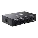 Tenda 5 Port Gigabit Ethernet Switch | Ethernet Splitter | 5 x 1000Mbps Ports | Unmanaged Network Switch | Plug &amp; Play | Desktop/Wall-Mount | Fanless Quiet | Sturdy Metal Case | Traffic Optimization