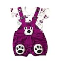 Tendercare Baby Girl's &amp; Baby Boy's Knee Length Dungaree (check sold while checking out)
